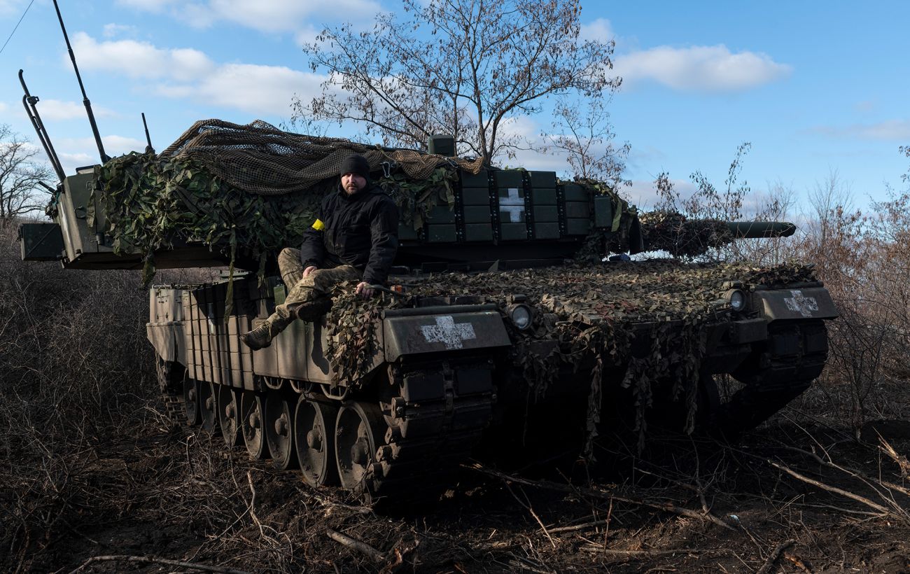 Під Покровськом екіпаж танка Leopard знищив російську колону з п’яти бронемашин (відео)